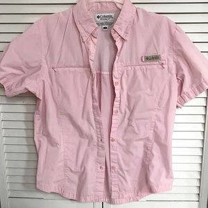 Soft pink Columbia shirt